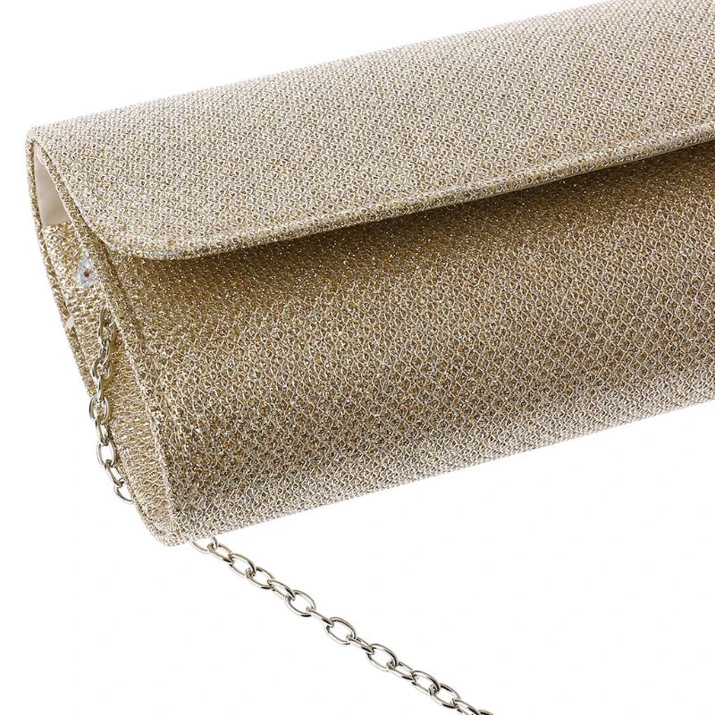 Sequined Socialite Evening Shoulder Clutch Bag