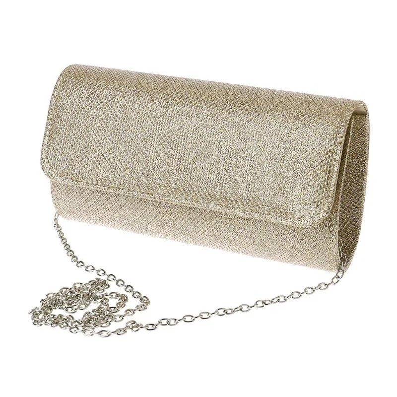 Sequined Socialite Evening Shoulder Clutch Bag