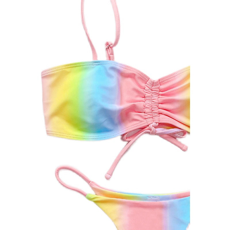 Tie-Dye T-Back Bikini