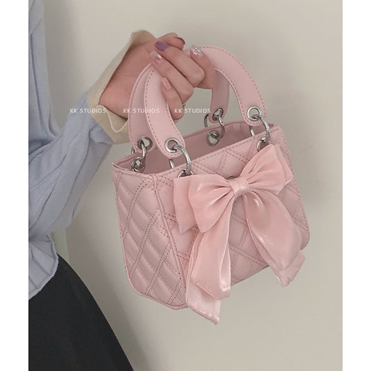 Big Bow Fashion Quilted Bag