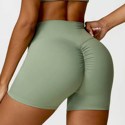 Booty Lifting High Waist Yoga Shorts