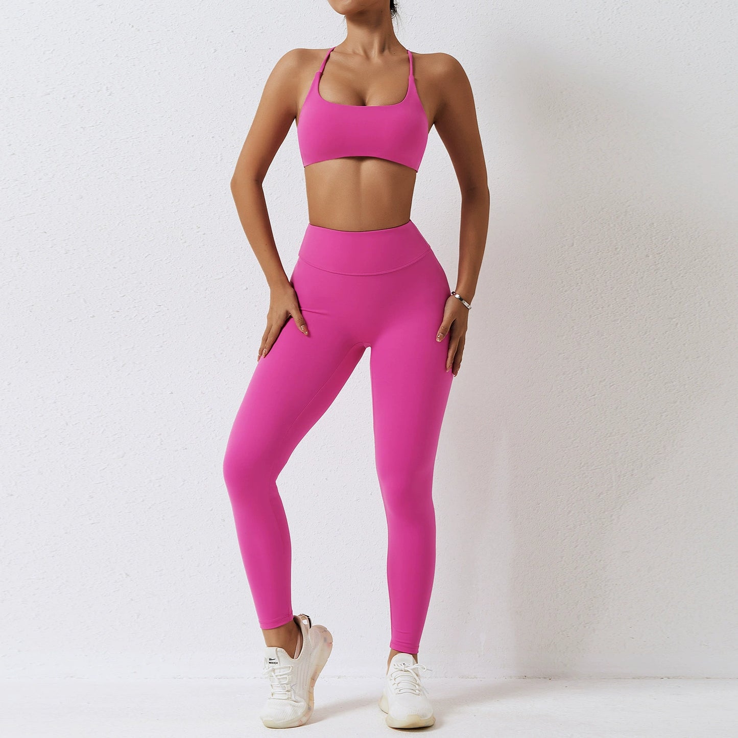 Fitness/Yoga Two-piece Set (Shorts or Pants)