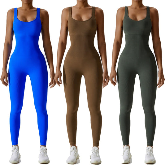 Seamless Sinched Waist Jumpsuit