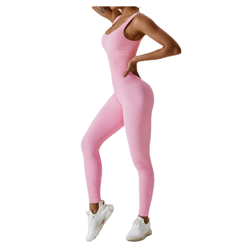 Seamless Sinched Waist Jumpsuit