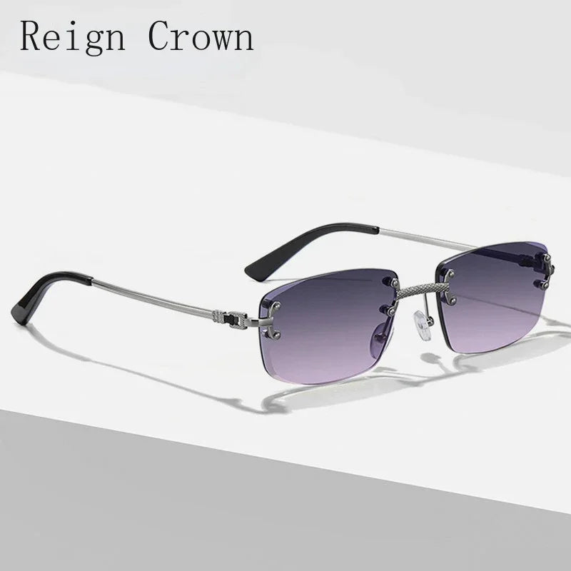 Gradient Rimless Sunglasses