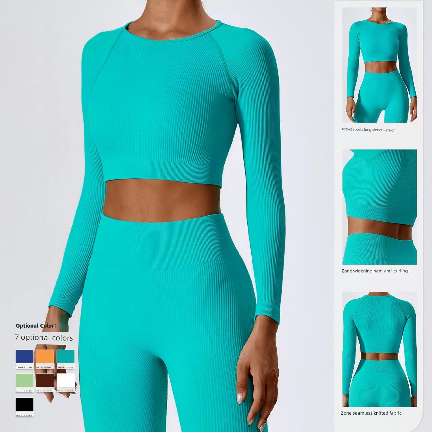 Seamless Long Sleeve Fitness Top