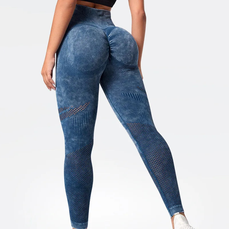 Seamless Bubble Butt Push Up Fitness Leggings