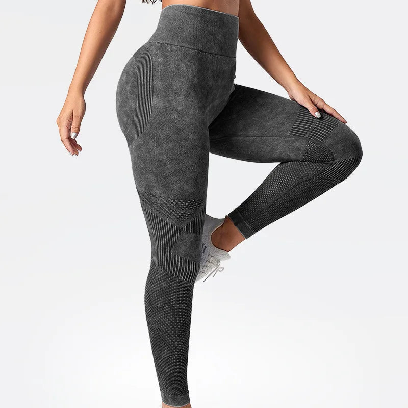 Seamless Bubble Butt Push Up Fitness Leggings